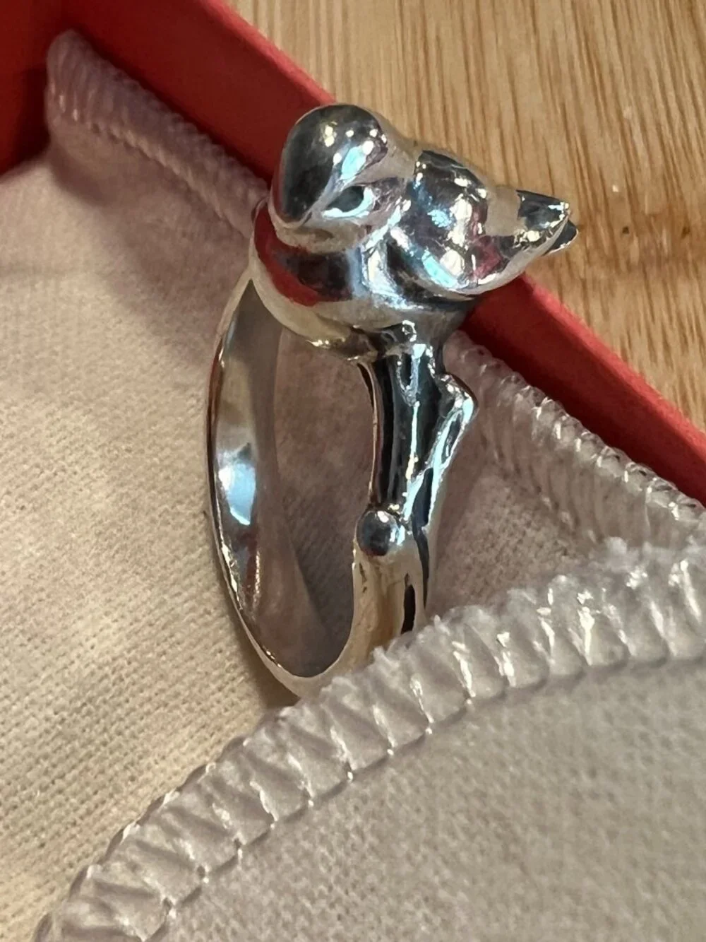 Retired James Avery Bird on a Branch Sterling Silver Statement Ring Size 10